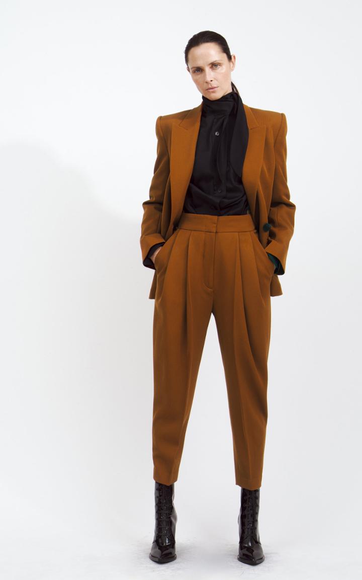 Petar Petrov Single Breasted Crepe Blazer