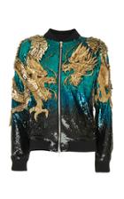 Balmain Embroidered Bomber Jacket