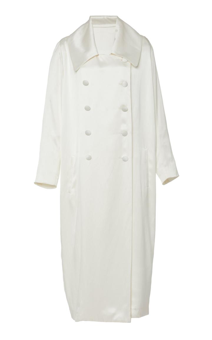 Deitas Nadia Silk-blend Trench Coat