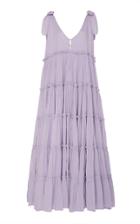 Innika Choo Rayleigh Grait Tiered Cotton Dress