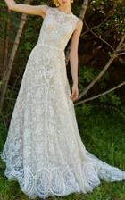 Costarellos Bridal A-line Lace Gown