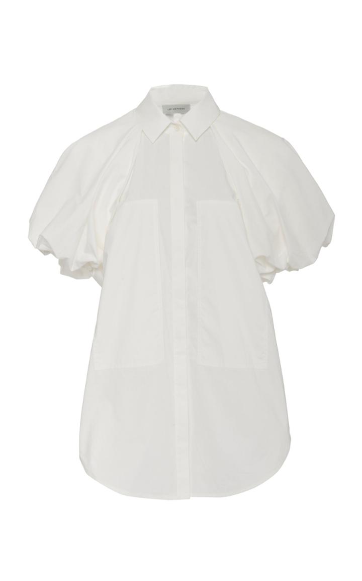 Lee Mathews Dwight Cotton-poplin Shirt