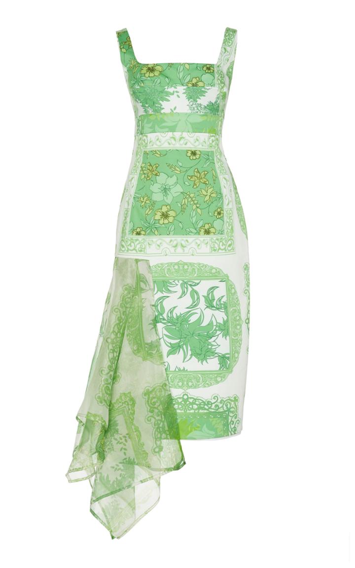 Silvia Tcherassi Agnetha Printed Cotton-blend Dress