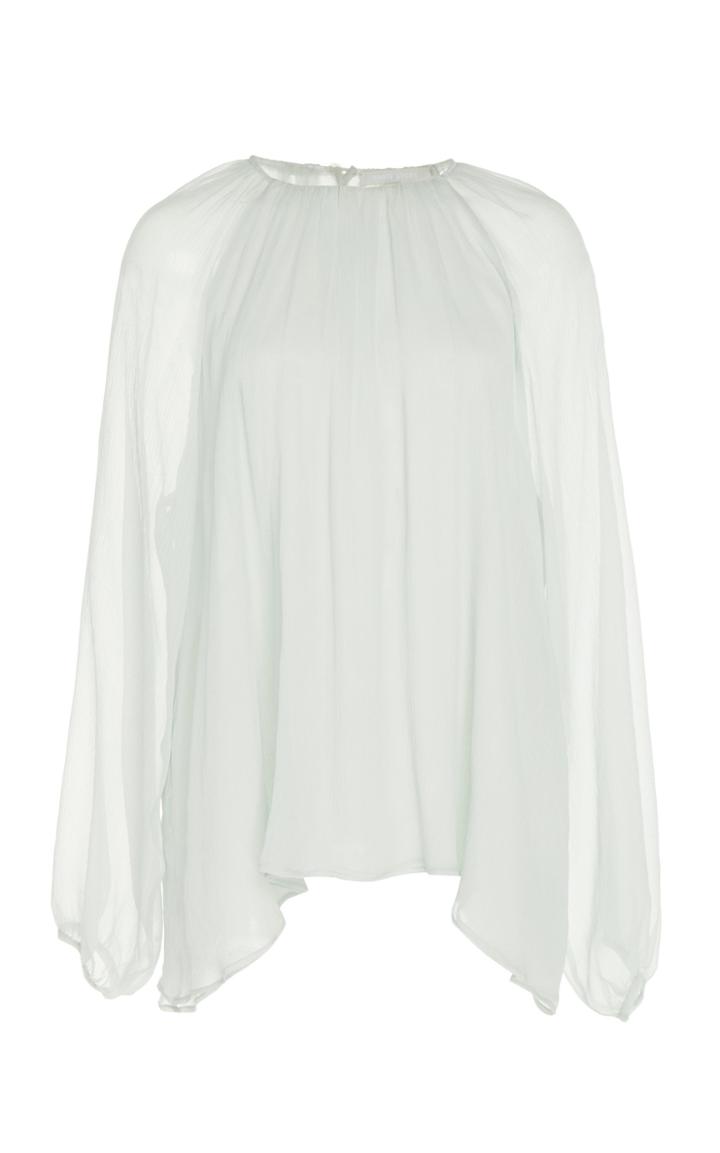 White Story Casiglioni Floated Silk Top