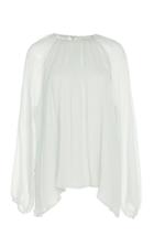 White Story Casiglioni Floated Silk Top