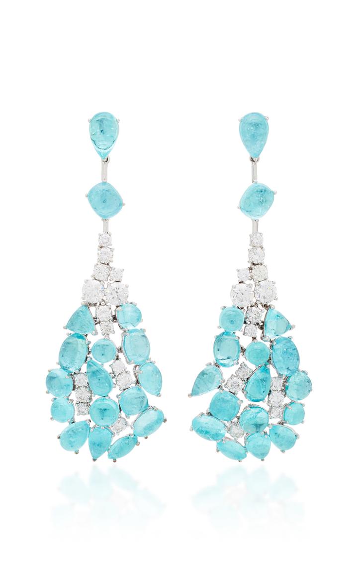 Martin Katz One-of-a-kind Paraibe Drop Earrings