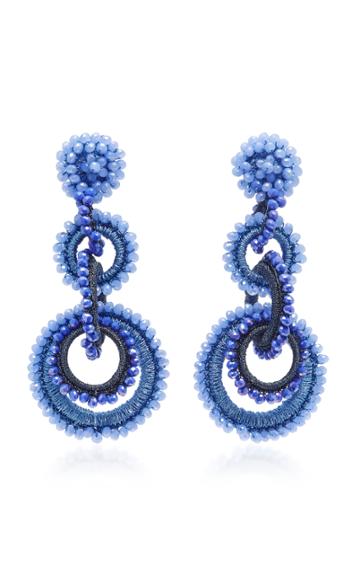 Bibi Marini Orchid Crystal Sundrop Earrings