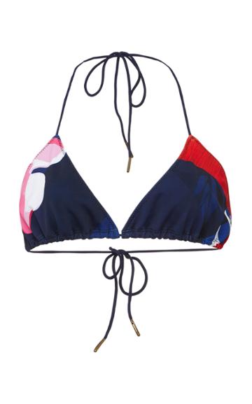 Angelys Balek Hibiscus String Bikini Top