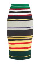 Tata Naka Striped Rib Pencil Skirt