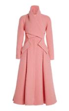 Moda Operandi Emilia Wickstead Ivette Wrap-effect Wool-blend Dress
