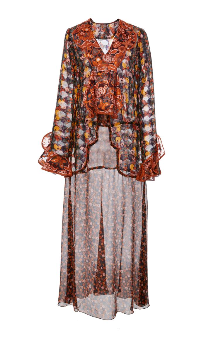 Anna Sui Fruits And Floral Ditsy Daze Dress