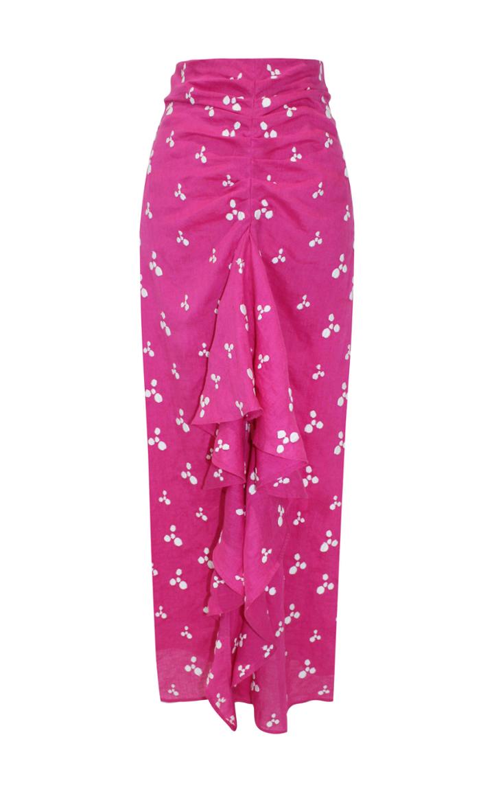 All Things Mochi Ola Linen Maxi Skirt