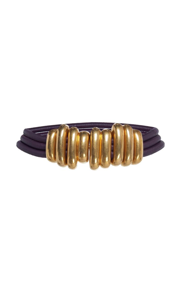 Bottega Veneta Embellished Textured-leather Belt
