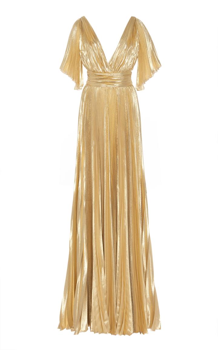 Zuhair Murad Azdorado Pliss Lurex Gown