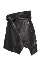 Moda Operandi Monse Leather Moto Skirt