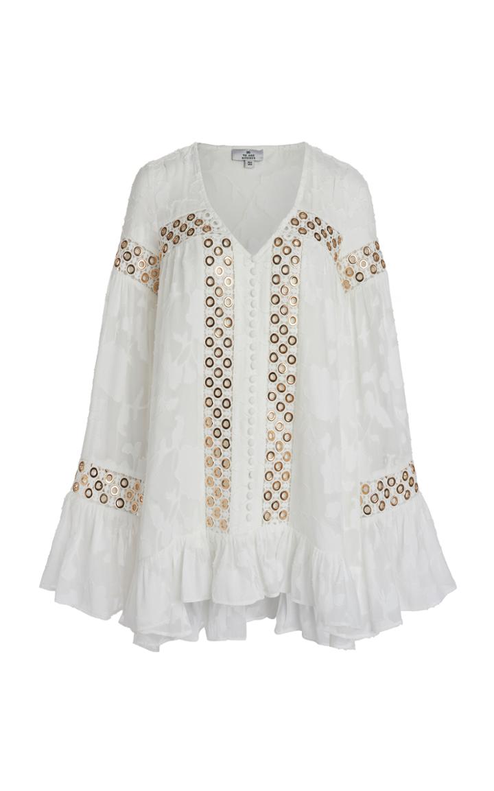 We Are Kindred Stephanie Oversized Eyelet Blouse