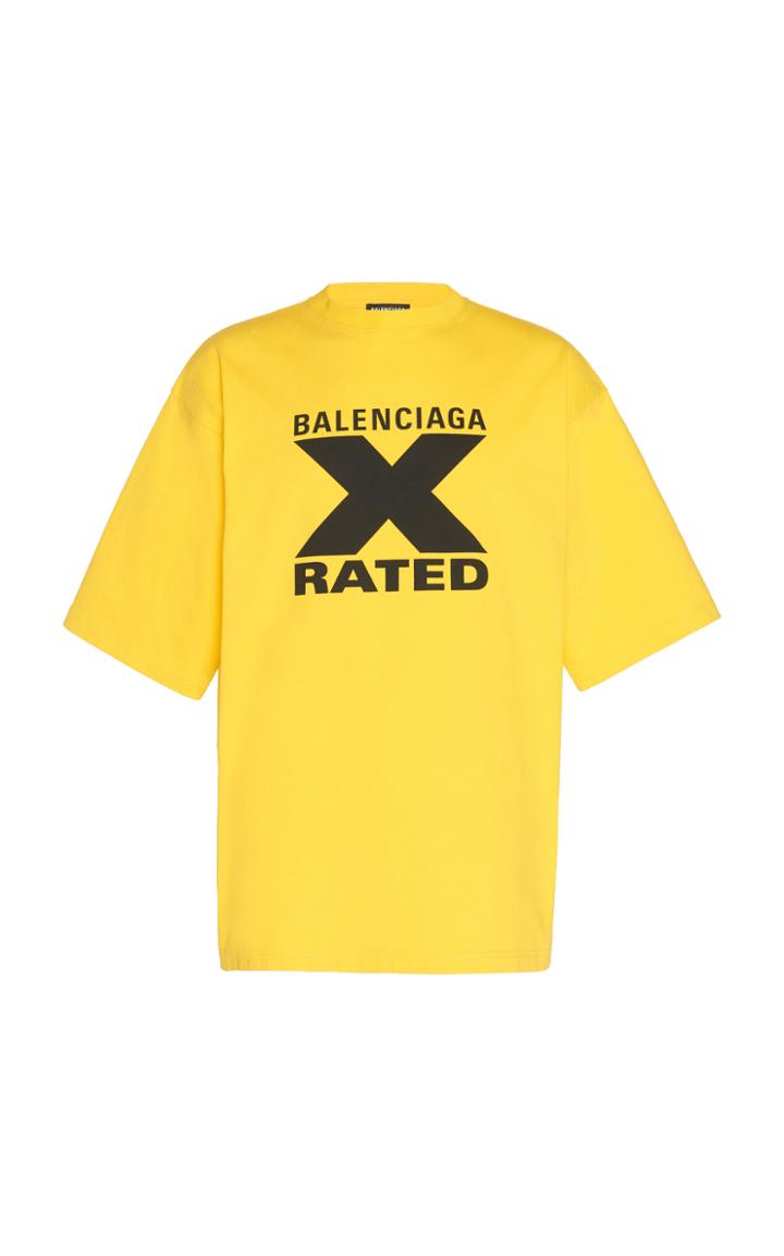 Balenciaga Logo-printed Jersey T-shirt