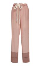 Bassike High-rise Cotton Holiday Wide-leg Pants