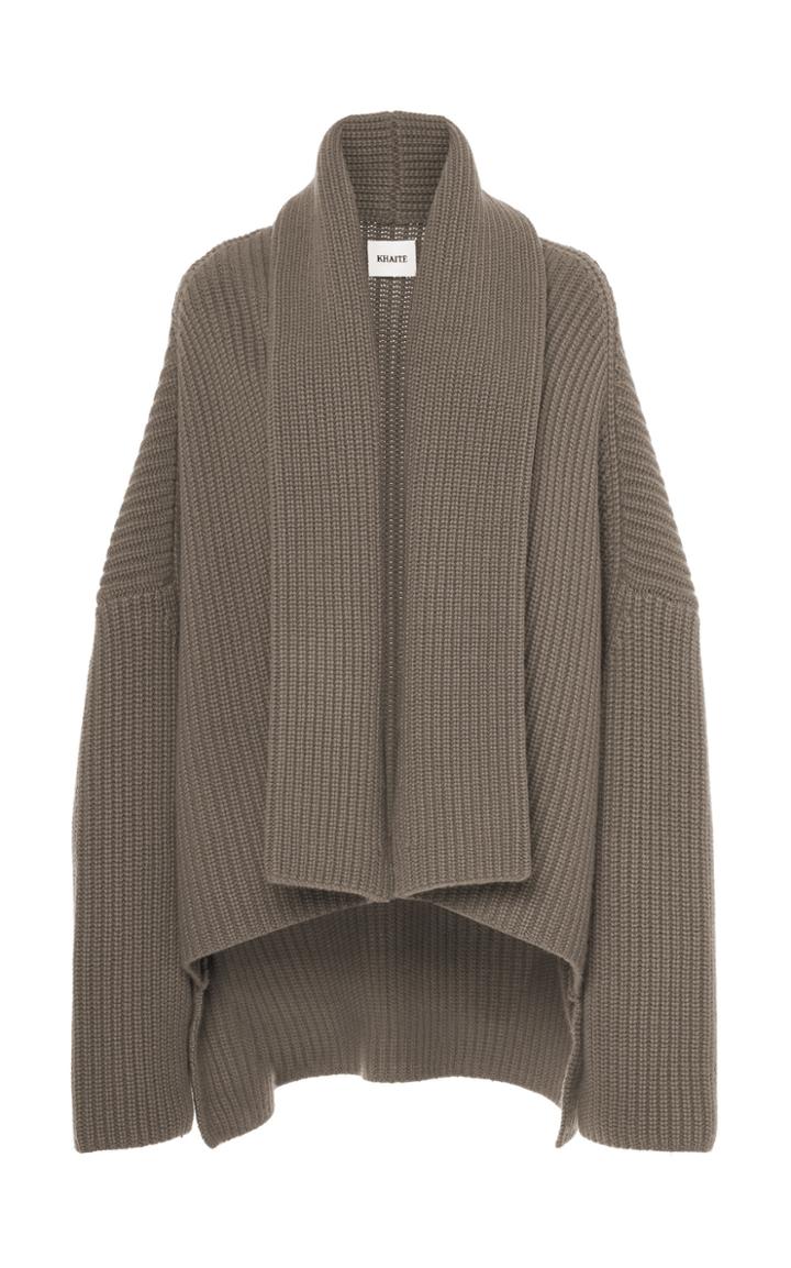 Khaite Aceline High-low Cashmere Sweater