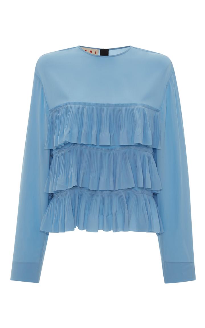 Marni Long Sleeve Tiered Top