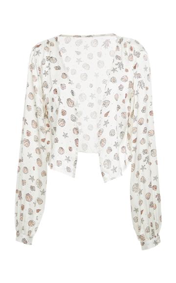 Breelayne Fiorello Ditzy Print Swarovski Open Top