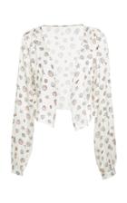 Breelayne Fiorello Ditzy Print Swarovski Open Top