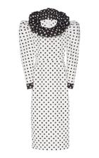 Moda Operandi Rodarte Ruffled Polka Dot Midi Dress Size: 0