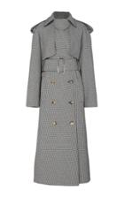 Khaite Binx Double-breasted Wool-blend Trench