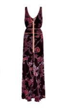We Are Kindred Zahara Velvet Split Maxi Dress