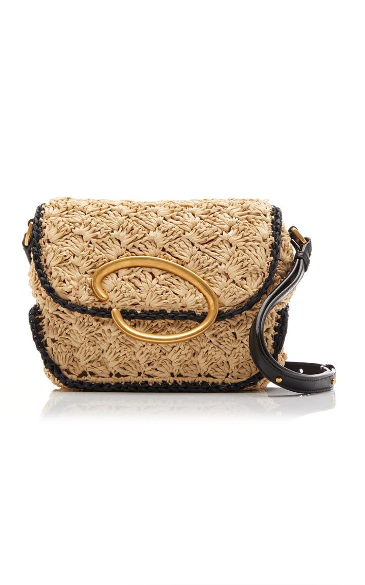 Moda Operandi Oscar De La Renta Oath Crochet Raffia Crossbody