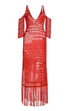 Altuzarra Octavia Open-knit Cotton-blend Dress