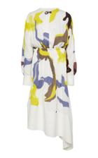 Tibi Ant Farm Print Panel Dress