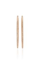 Eva Fehren 18k Gold And Diamond Hoop Earrings