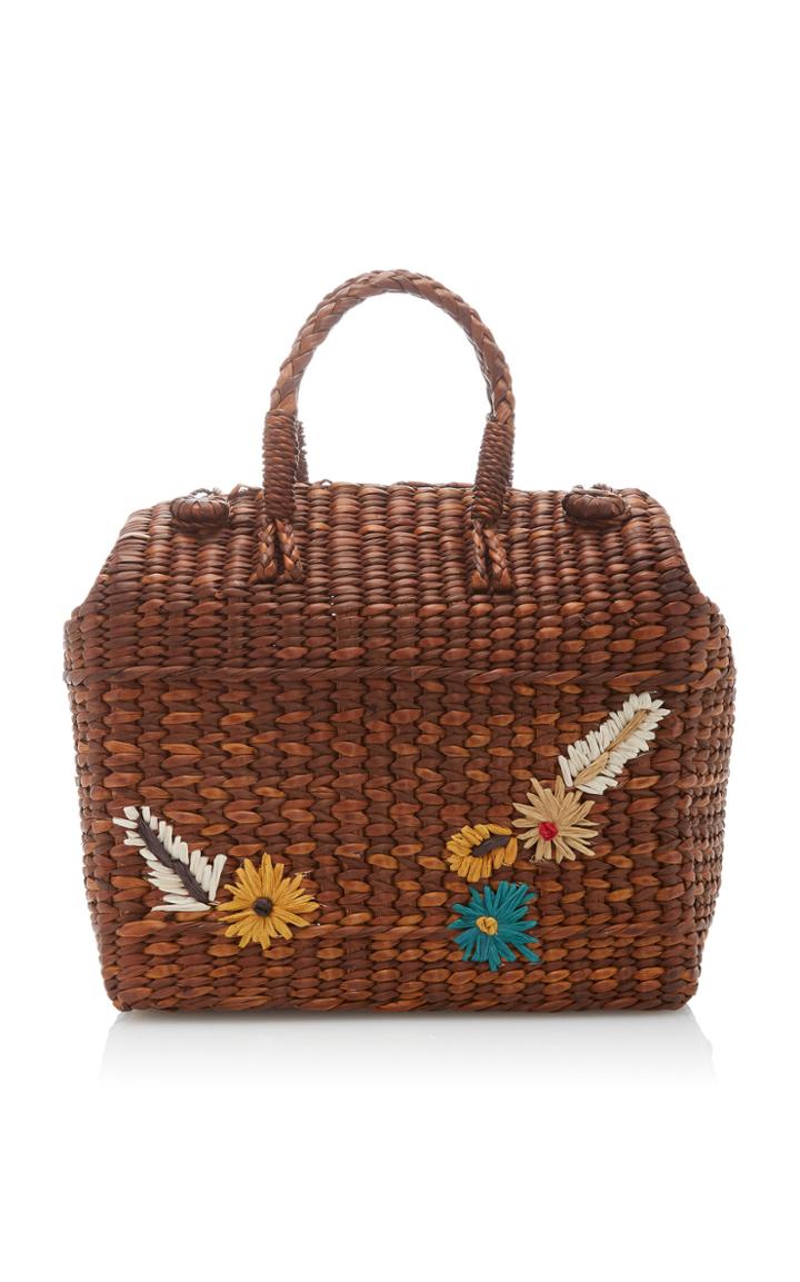 Loveshackfancy Roxy Straw Bag
