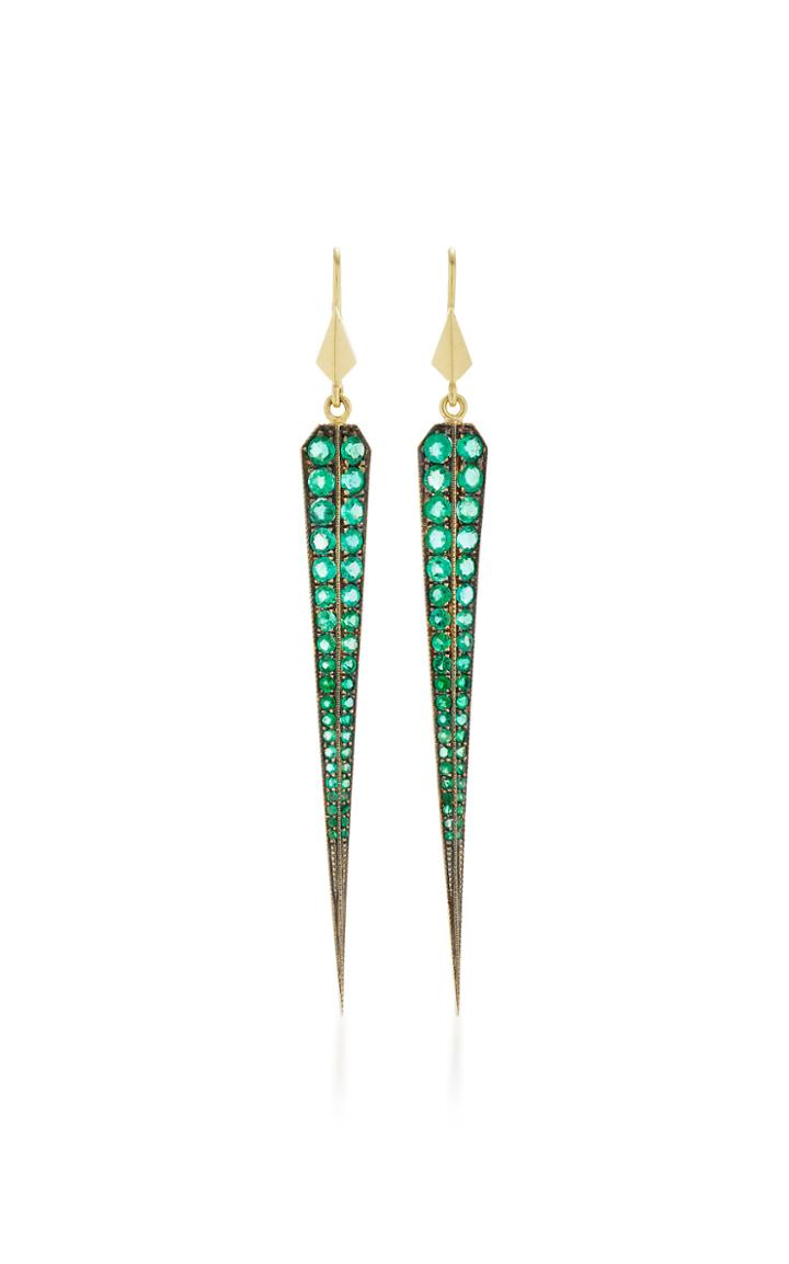 Sylva & Cie Dagger Drop Earrings