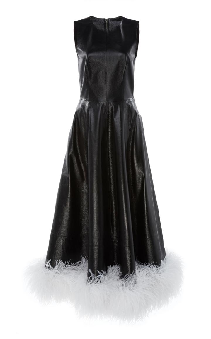 Christopher Kane Foil Leather Dress