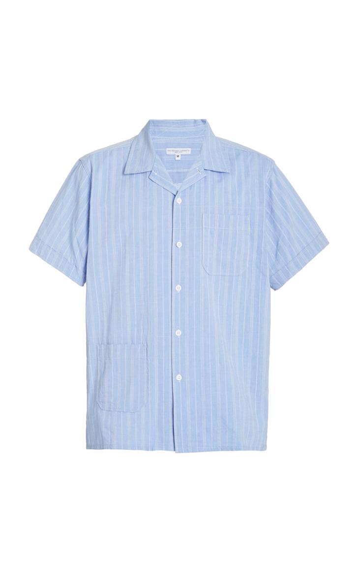 Engineered Garments Camp Striped Cotton Shirt