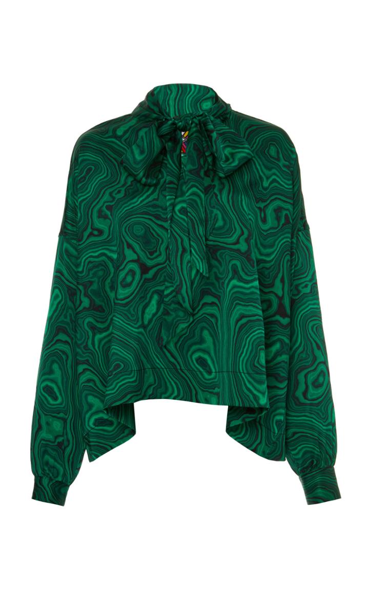 Libertine High As A Malachite Tie Blouse