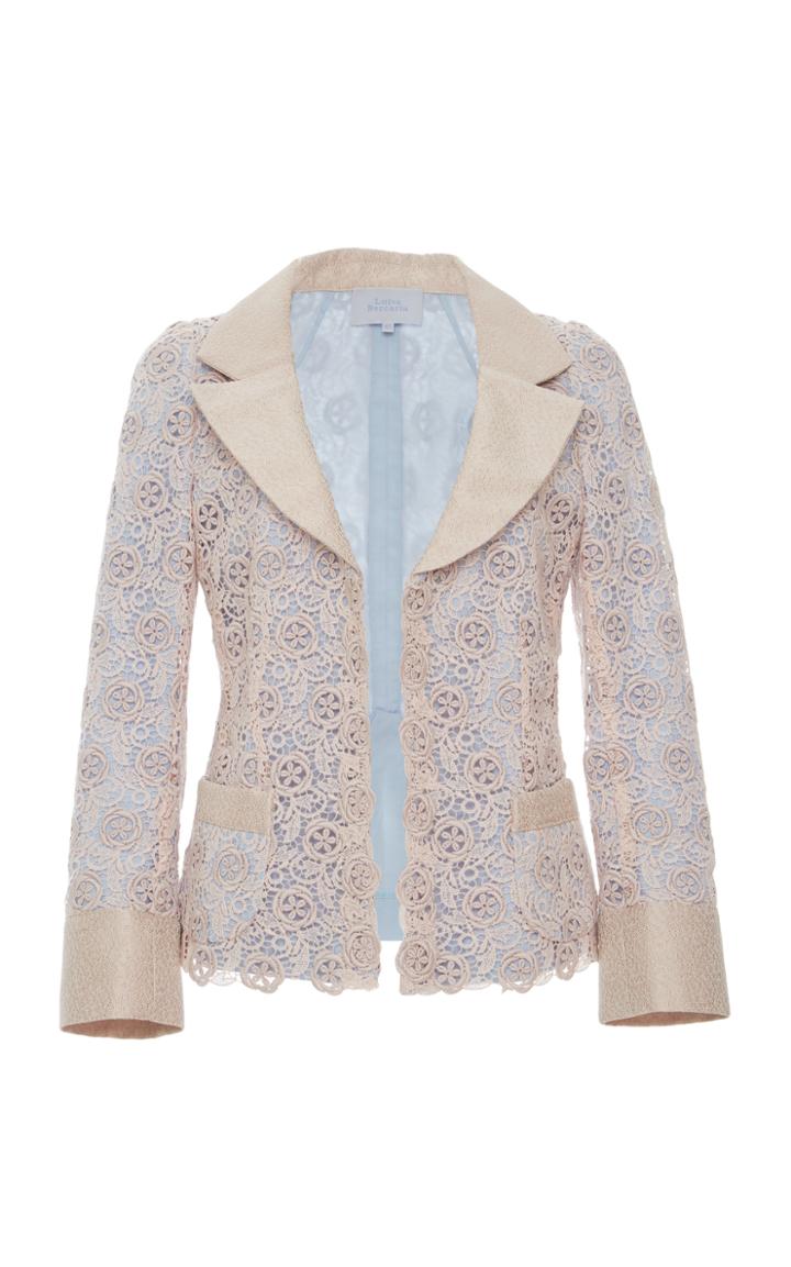Luisa Beccaria Macram' Lace Jacket