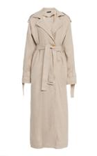 Charlotte Pringels Maline Linen Trench Coat