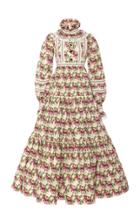 Moda Operandi Marc Jacobs Lace-detailed Floral-print Silk Prairie Dress Size: 0