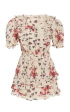 Loveshackfancy Sutton Ruffled Floral-print Cotton Dress