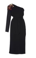 Martin Grant One Shoulder Embroidered Dress