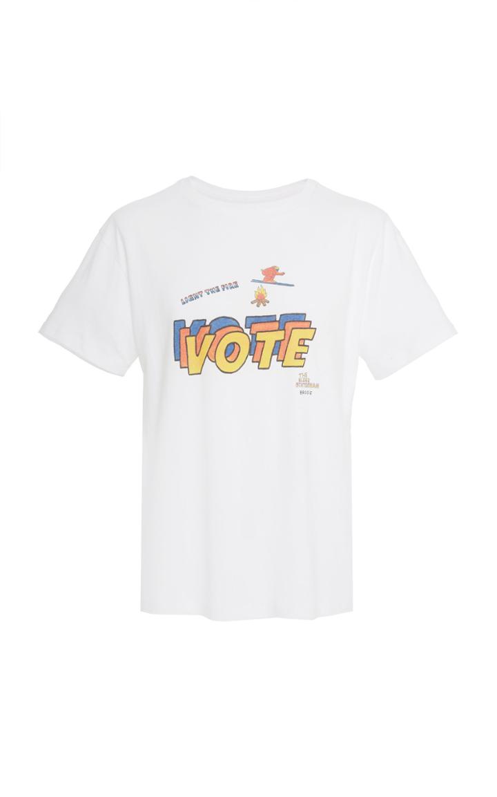 The Elder Statesman M'o Exclusive X The Elder Statesman Rock The Vote Tee