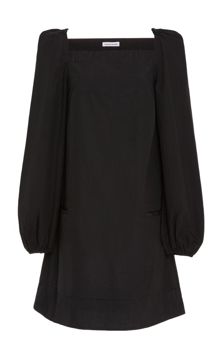 Tomas Maier Bell Sleeve Poplin Dress
