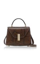 Valextra Iside Mini Python Top Handle Bag