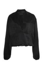 Nili Lotan Crushed Satin Kensington Pullover