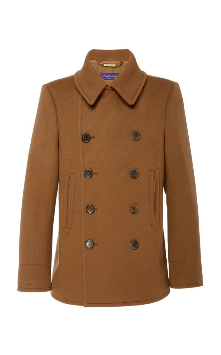 Ralph Lauren Double-breasted Cashmere Peacoat