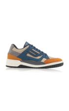 Bally Kuba Suede And Leather Sneakers