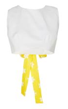 Gl Hrgel Tied Back Crop Top